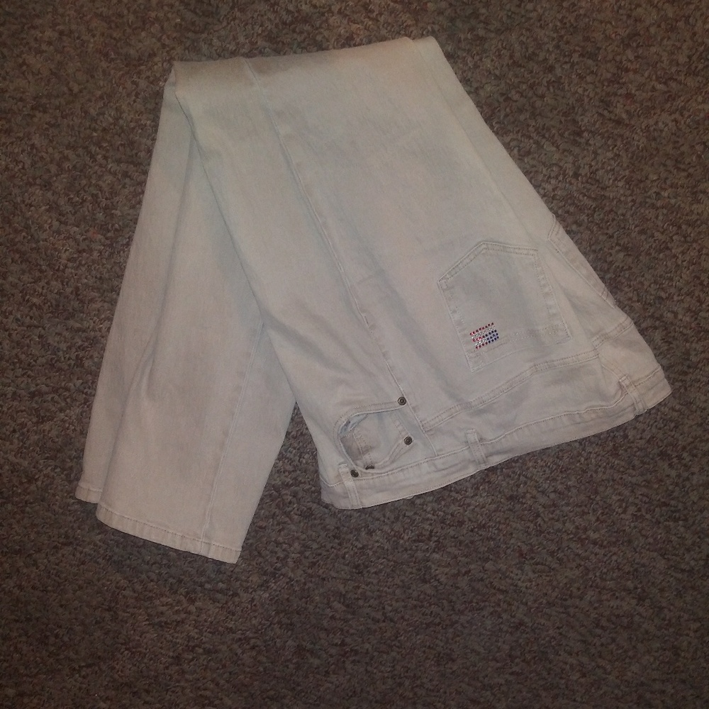 Womans jeans tan size 12